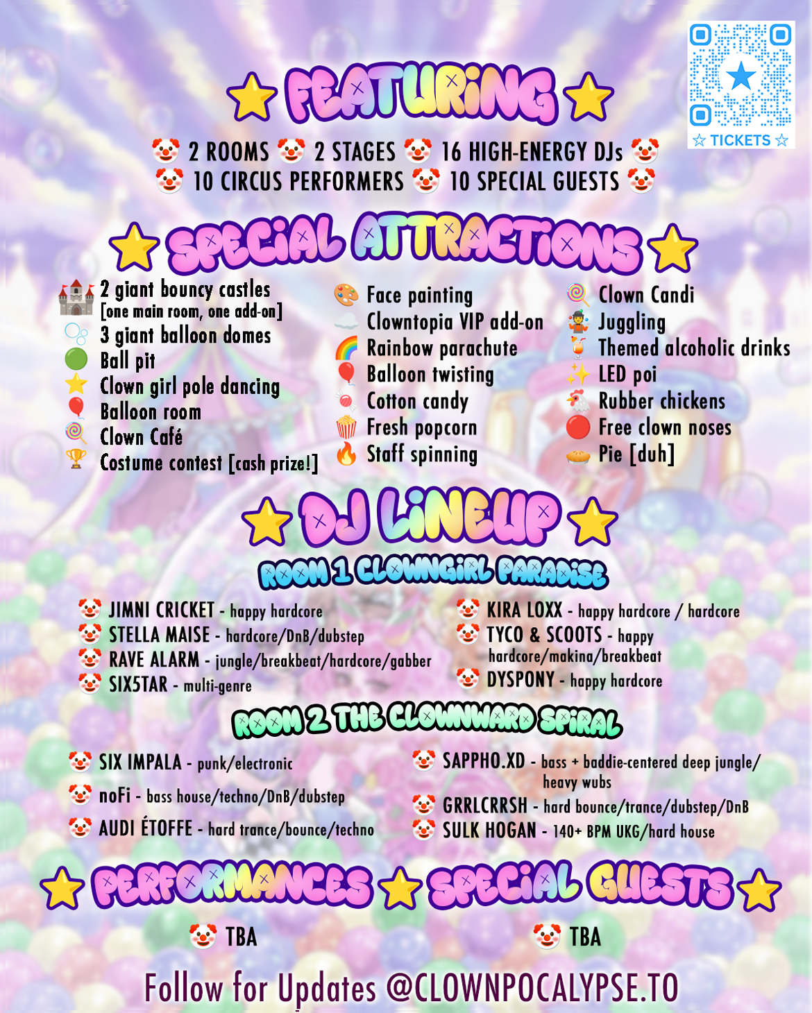Clownpocalypse 3.0 Clowntopia at Lithuanian House, Toronto · Tickets