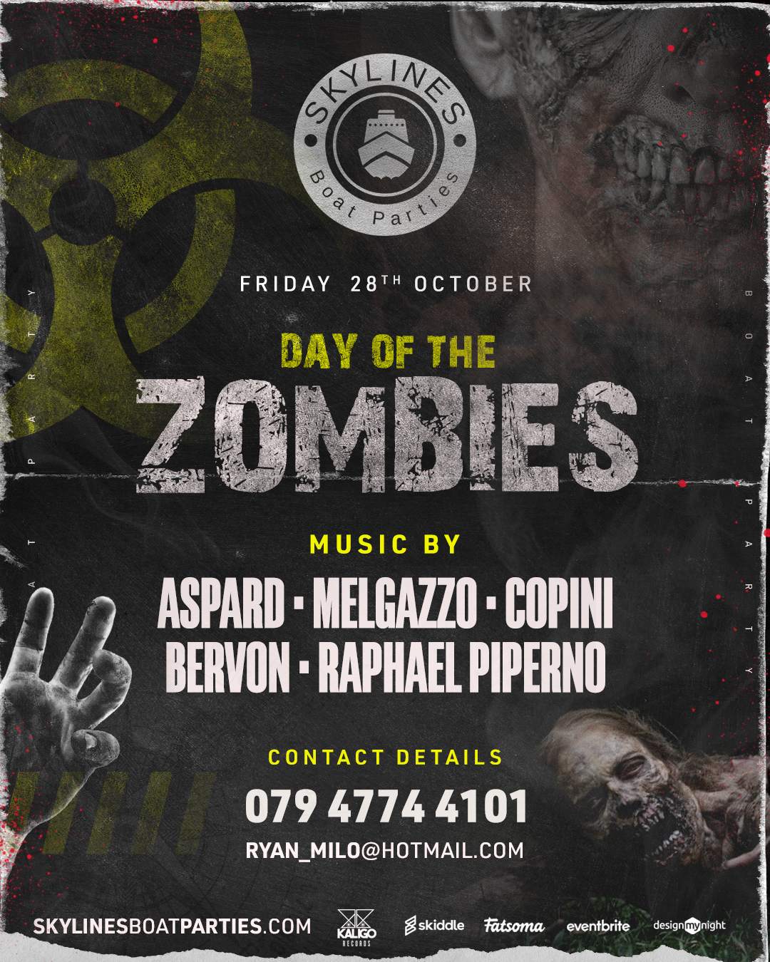 Day of the Zombies - フライヤー表