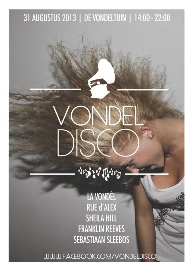 Vondel Disco - フライヤー表