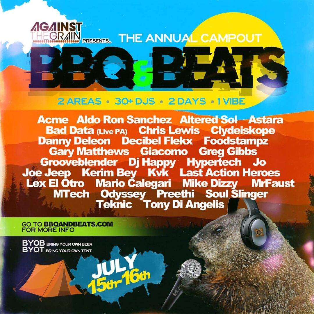 BBQ & BEATS 2023 ANNUAL CAMPOUT - フライヤー裏