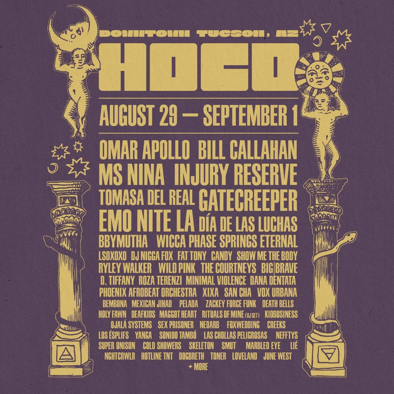 Hoco Fest 2019 - フライヤー表