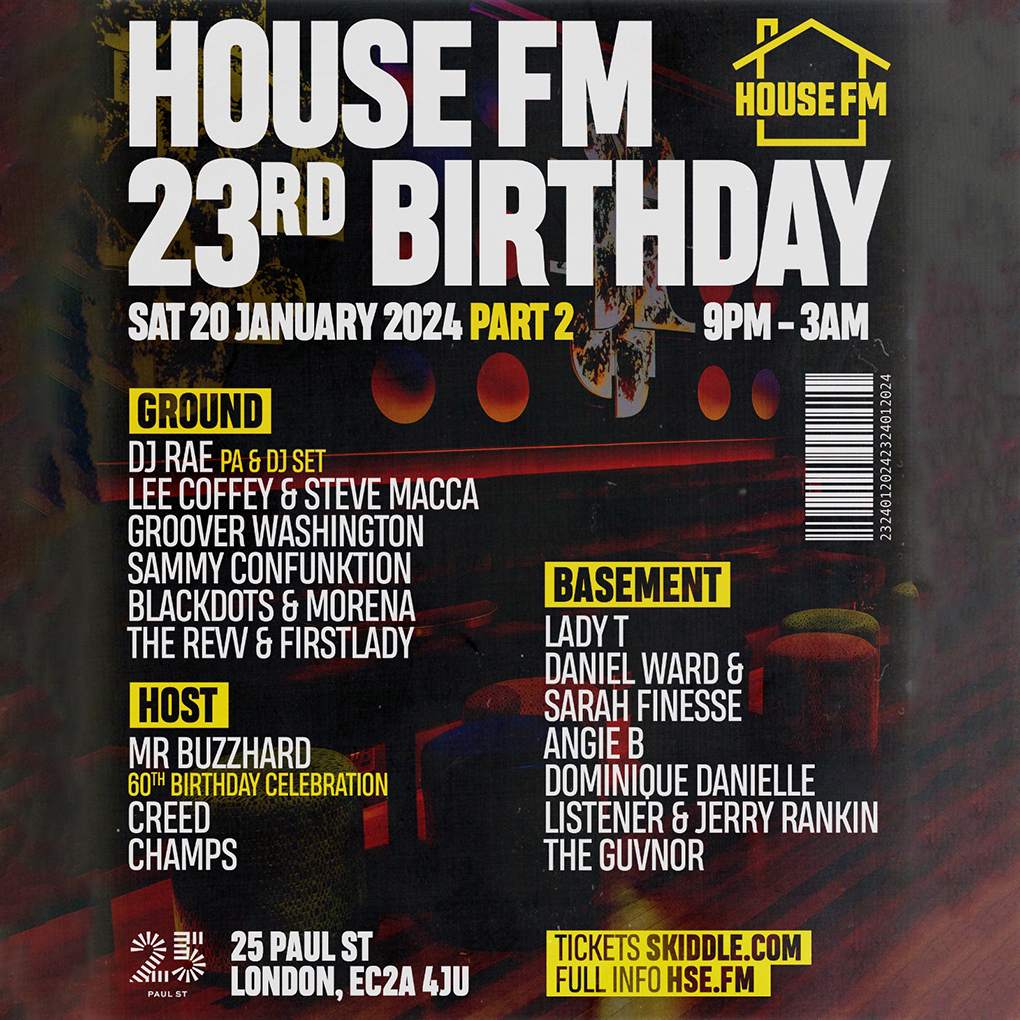 House FM Birthday Part 2 - Página frontal