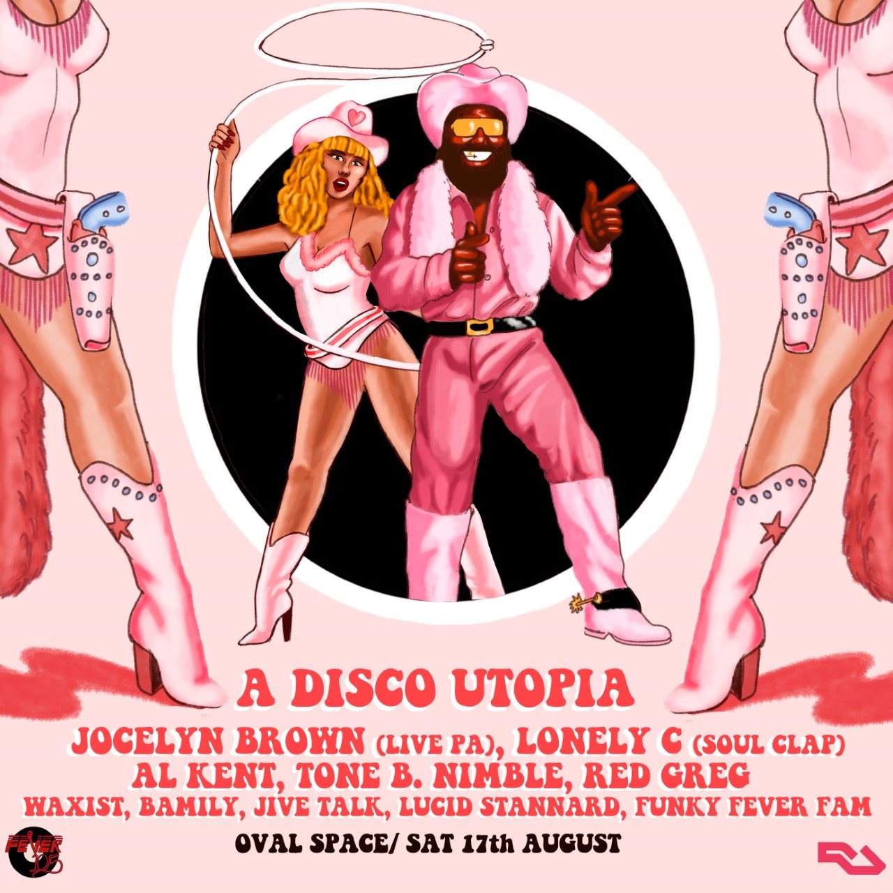 Fever 105's 'A Disco Utopia' with Jocelyn Brown, Lonely C/Soul Clap, Red Greg, Al Kent & More - フライヤー裏