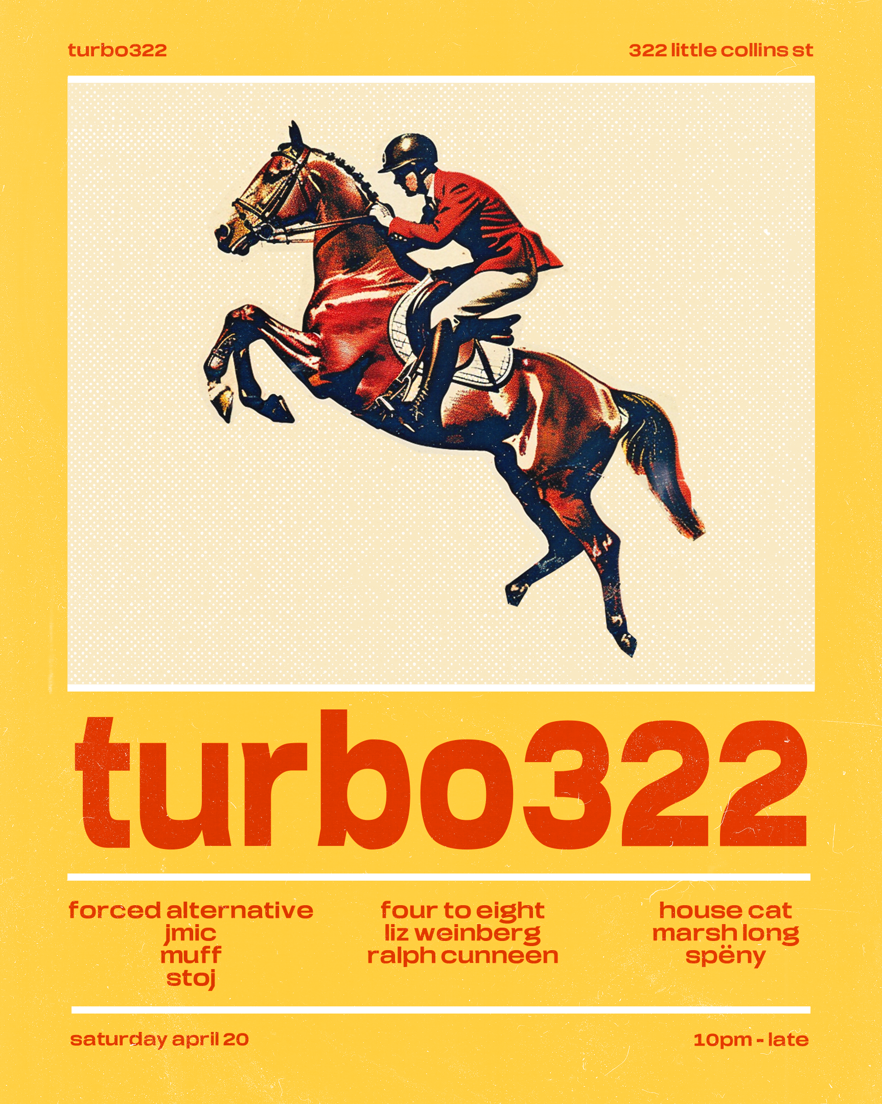 Turbo 322 - フライヤー表
