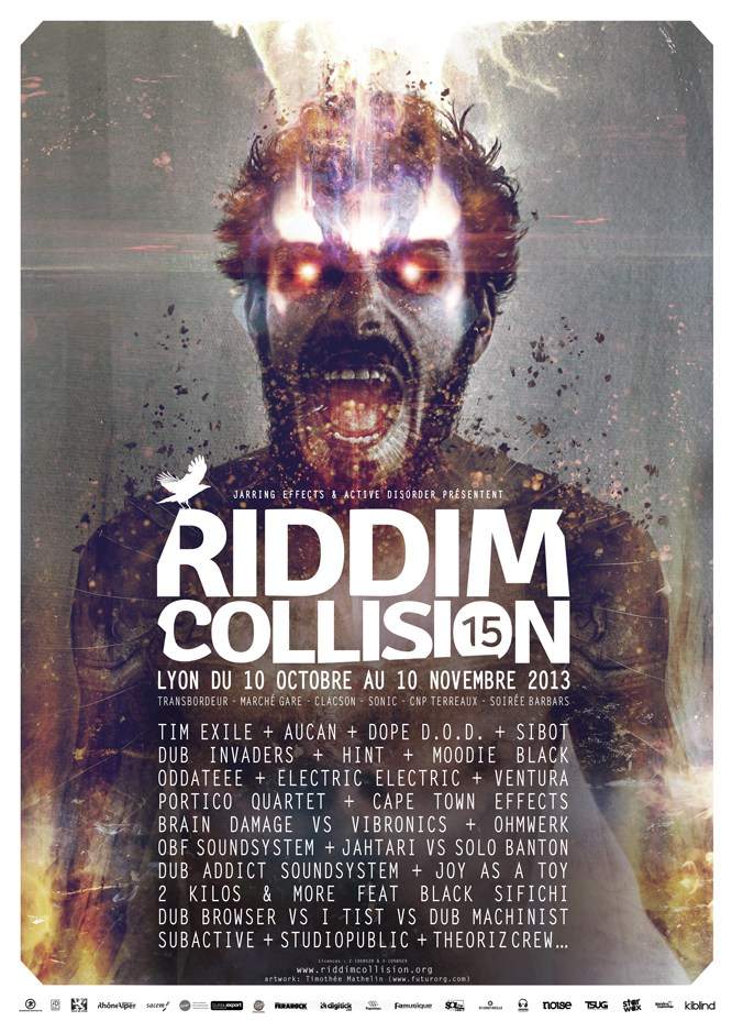 Riddim Collision Festival #15 - フライヤー表