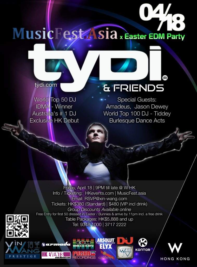 Musicfestasia Easter EDM Party Feat. Tydi & Friends - Página frontal