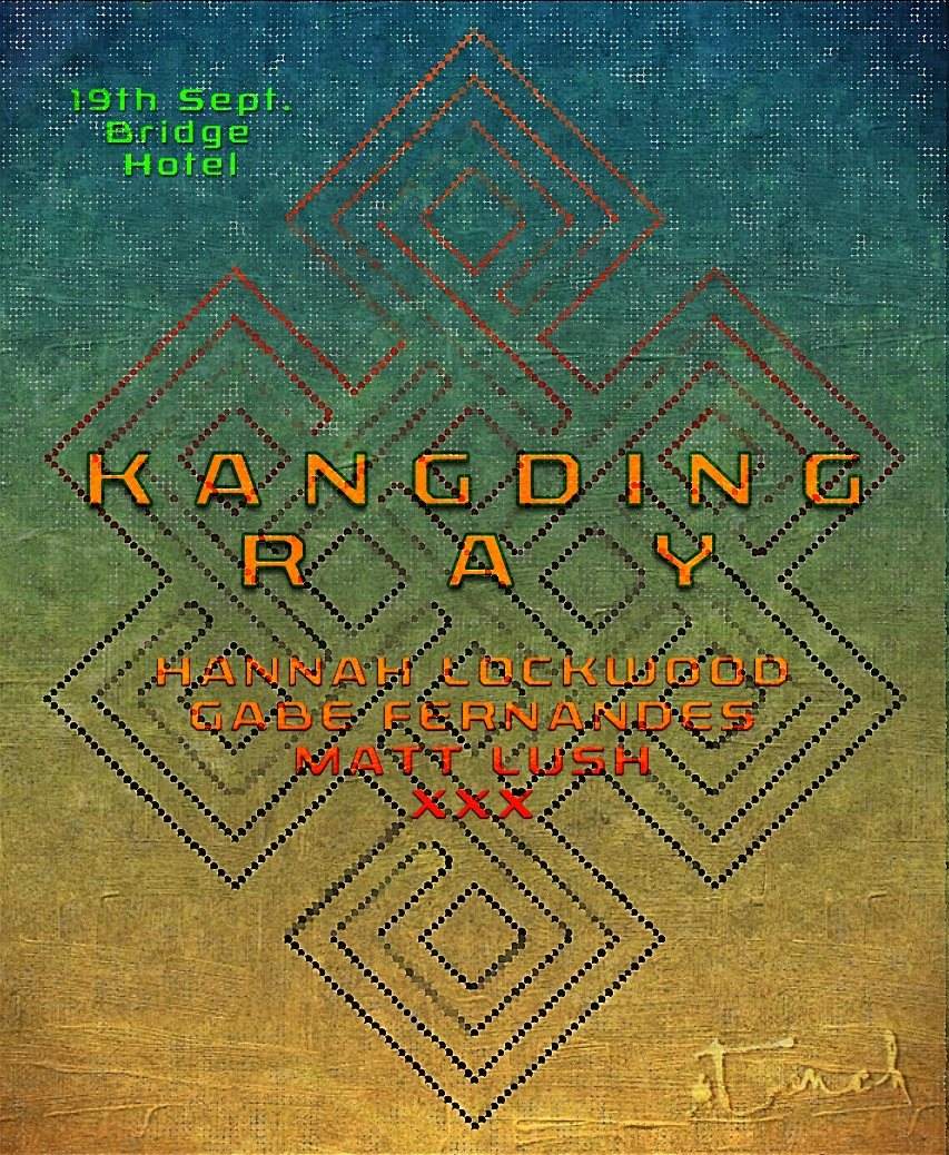 Trench with Kangding Ray - Flyer front