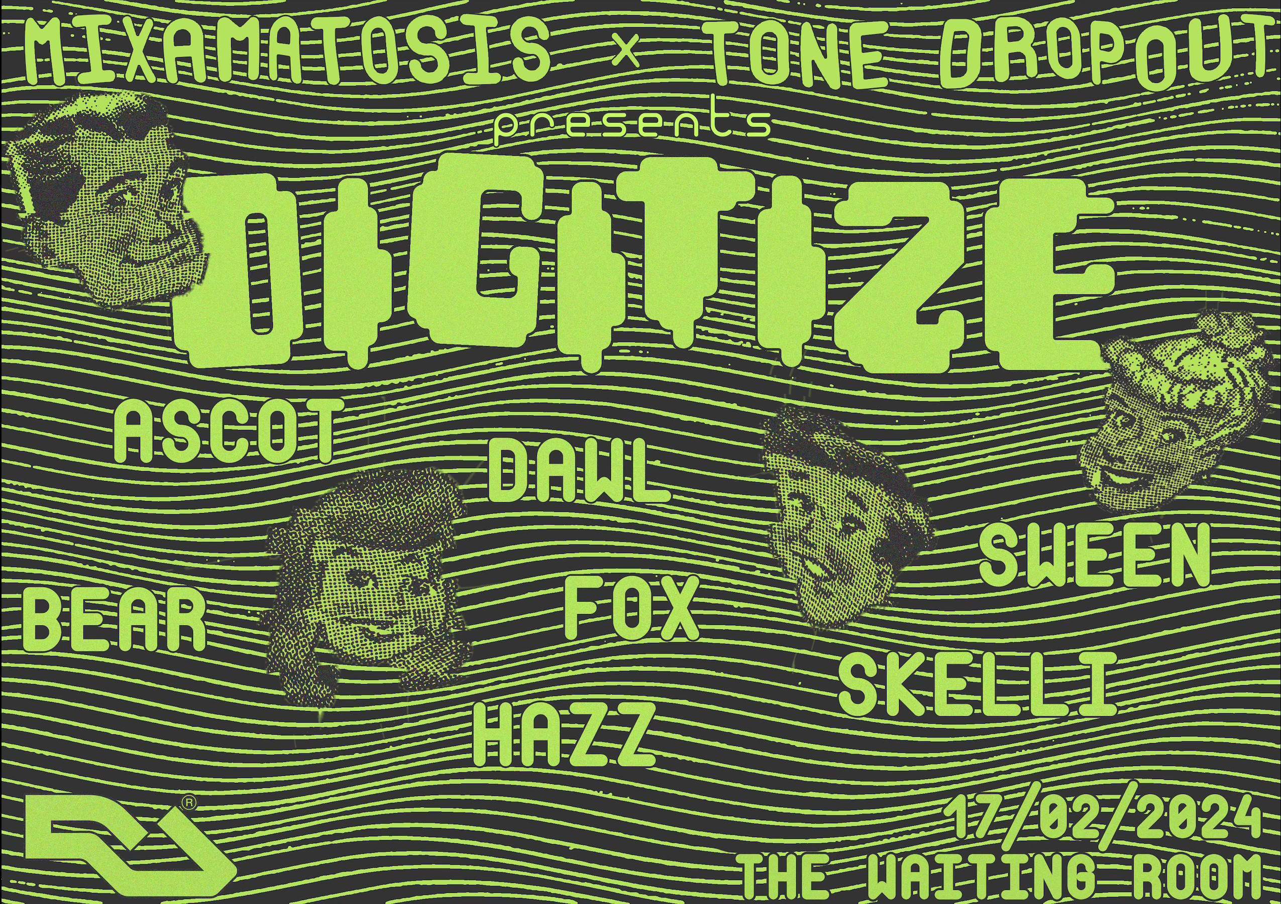Mixamatosis x Tone Dropout presents: Digitize - Página frontal