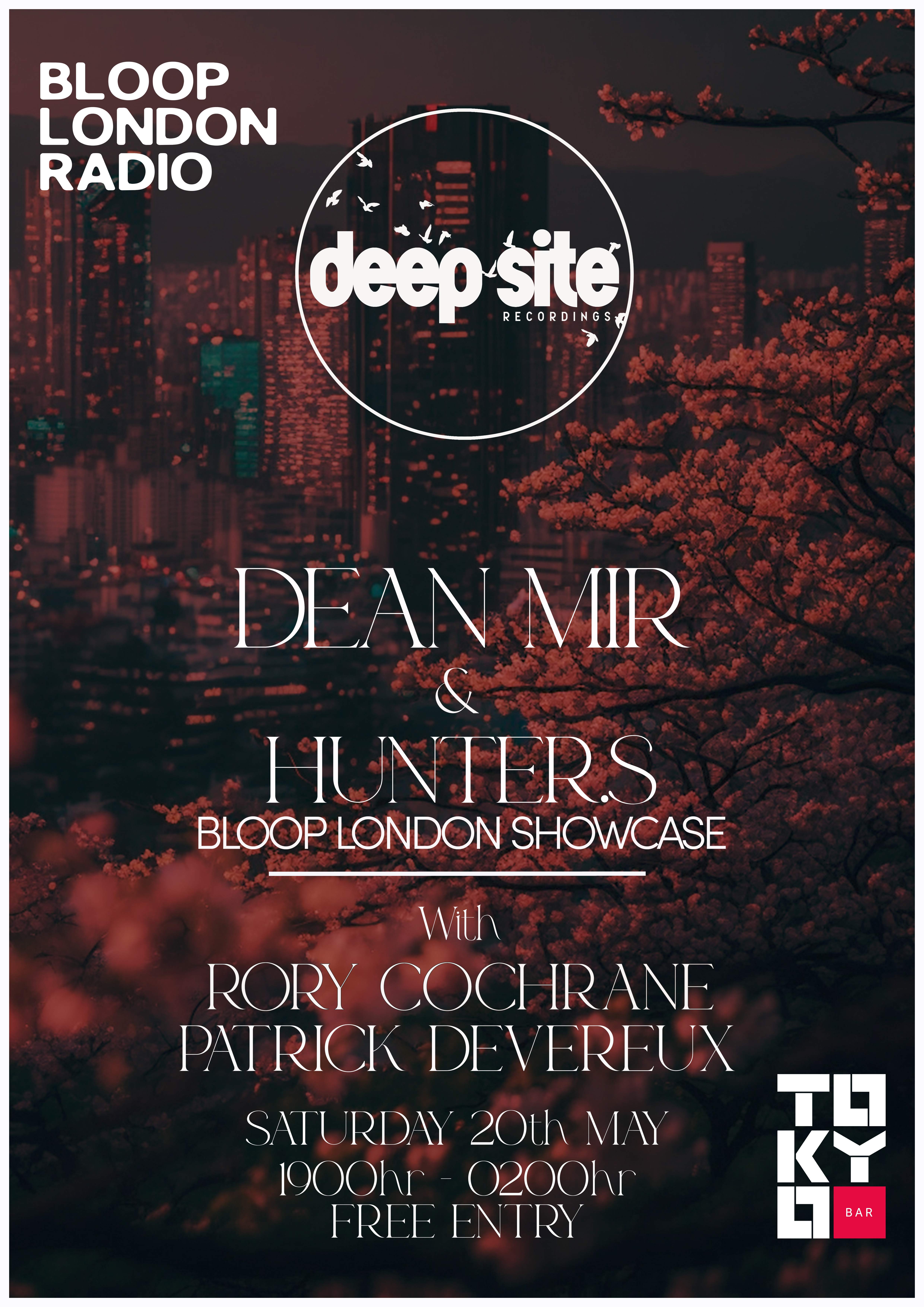 Deep Site Recordings presents Dean Mir (Bloop London/Interlude) - Página frontal