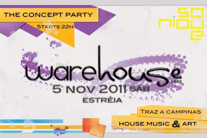 Warehouse 1449 - Party Concept - Página frontal