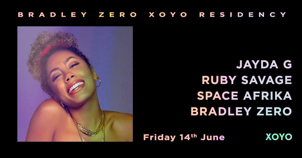 Jayda G + Bradley Zero + Ruby Savage + Space Afrika + Anu + MLE - Página frontal