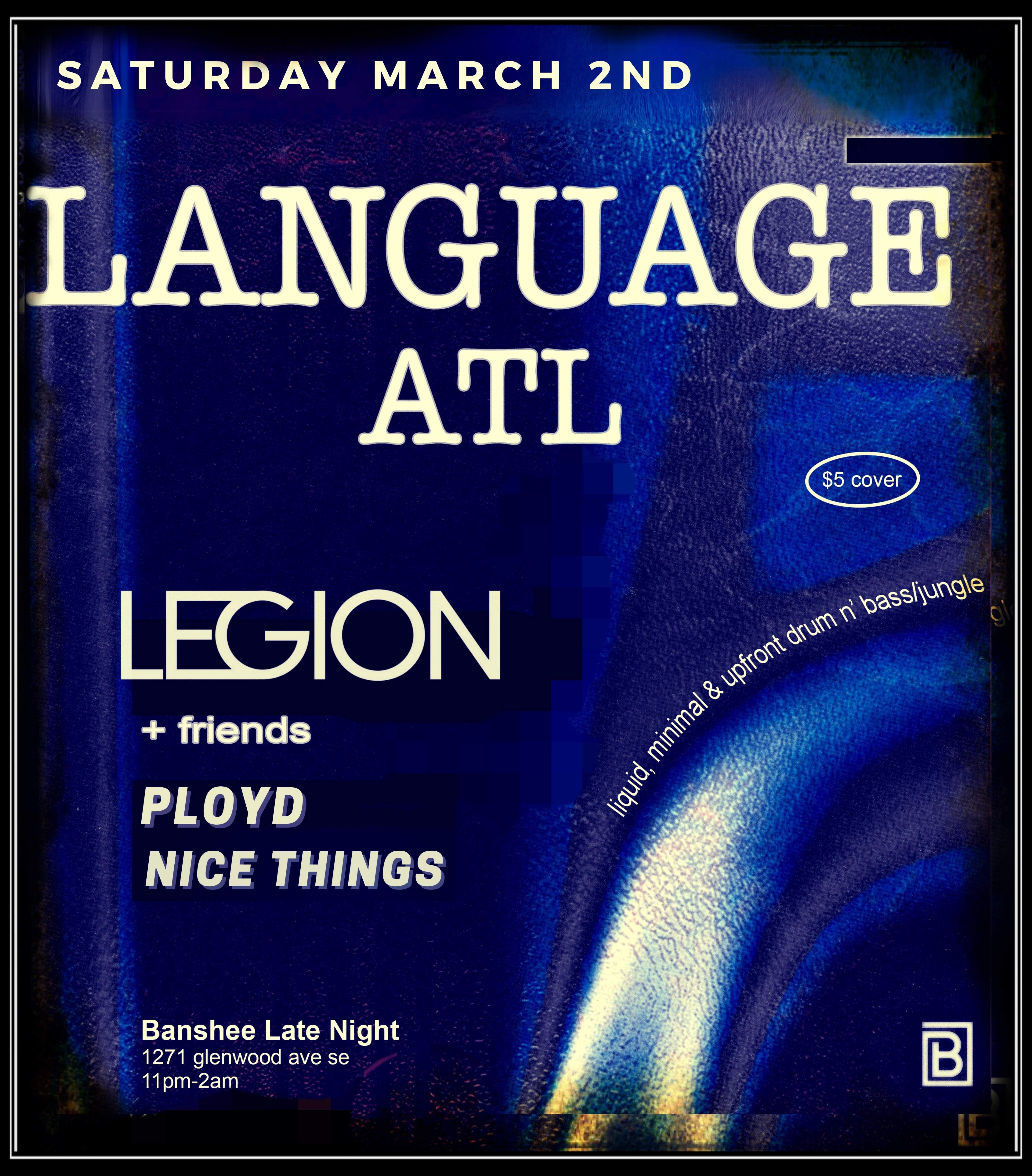 Language ATL presents Legion & Friends EAV :: PLOYD (DNB SET) - Página frontal