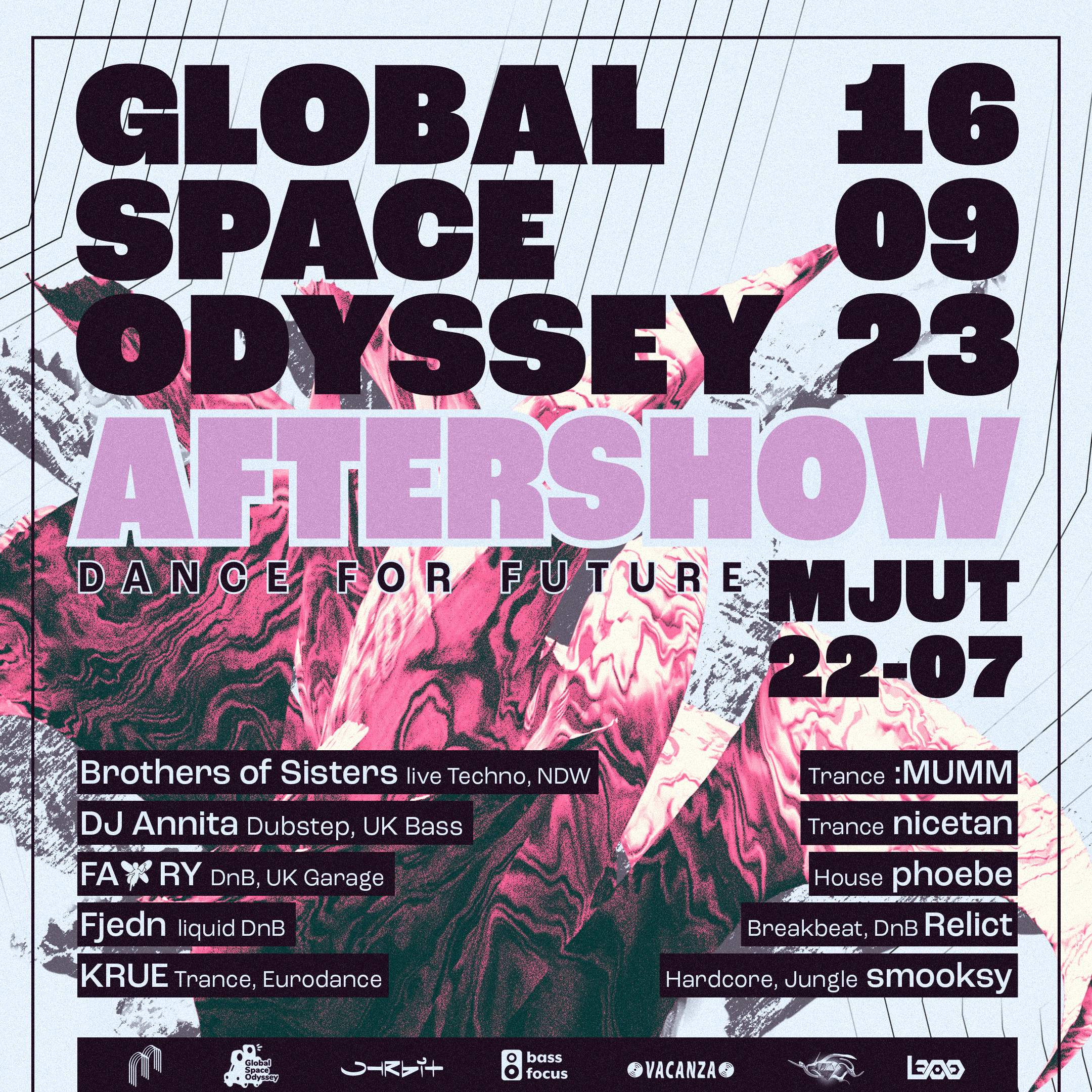 Global Space Odyssey 2023 Aftershow - Dance for Future - Página frontal