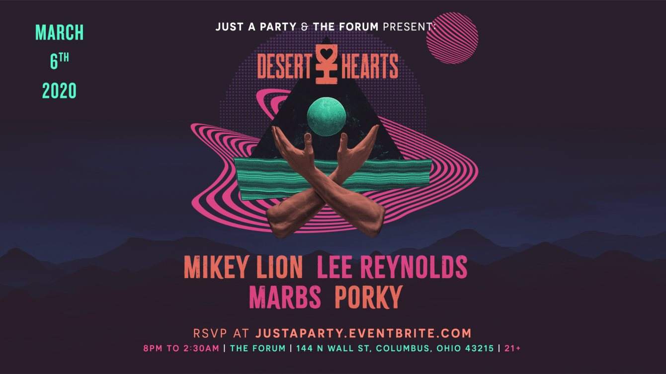 Desert Hearts Feat. Mikey Lion, Lee Reynolds, Marbs, Porky - Página frontal