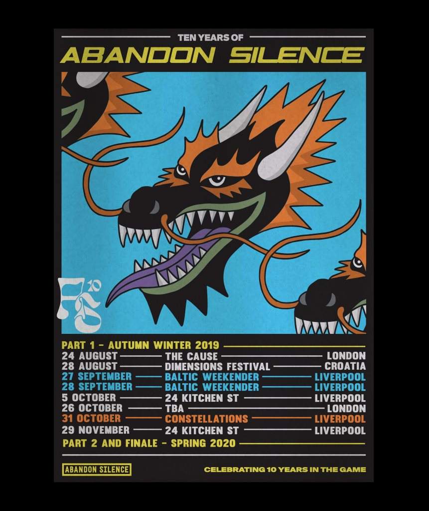 Abandon Silence Halloween - フライヤー表