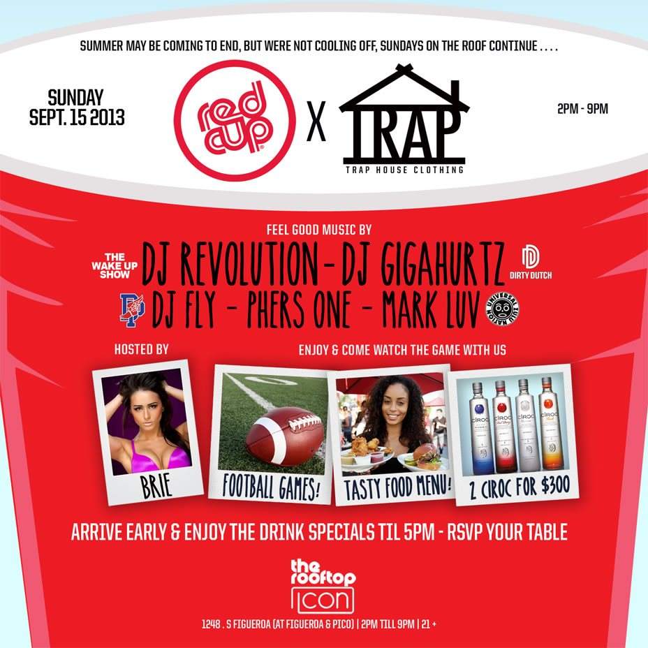 RED CUP This Sunday! The Get Down Rooftop Party with DJs Revolution - Página frontal