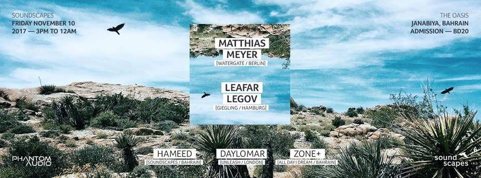 Soundscapes presents: Matthias Meyer / Leafar Legov (Live) - フライヤー表