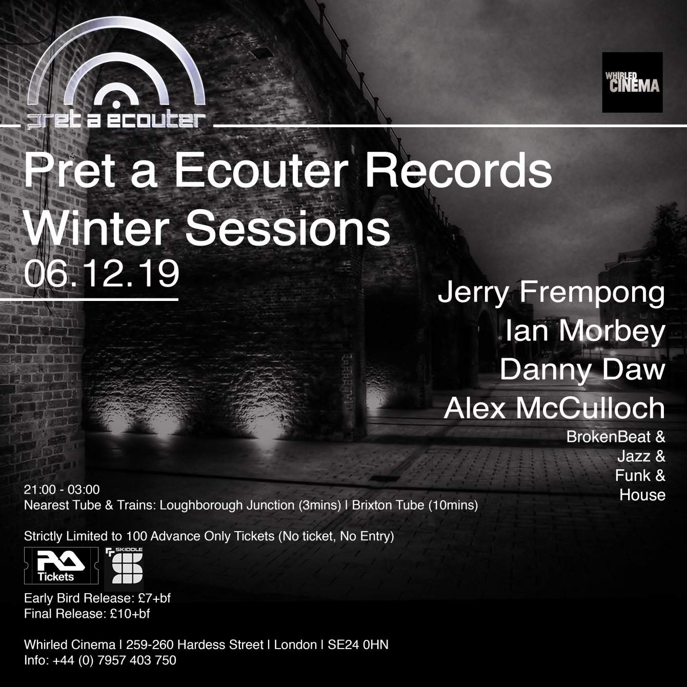 Pret A Ecouter Records Winter Sessions - Página frontal