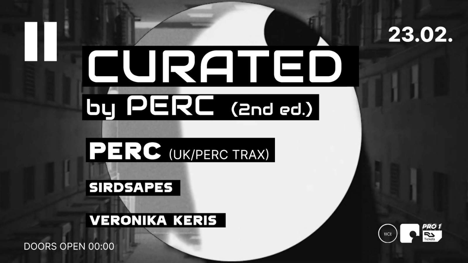 CURATED by Perc  - フライヤー表