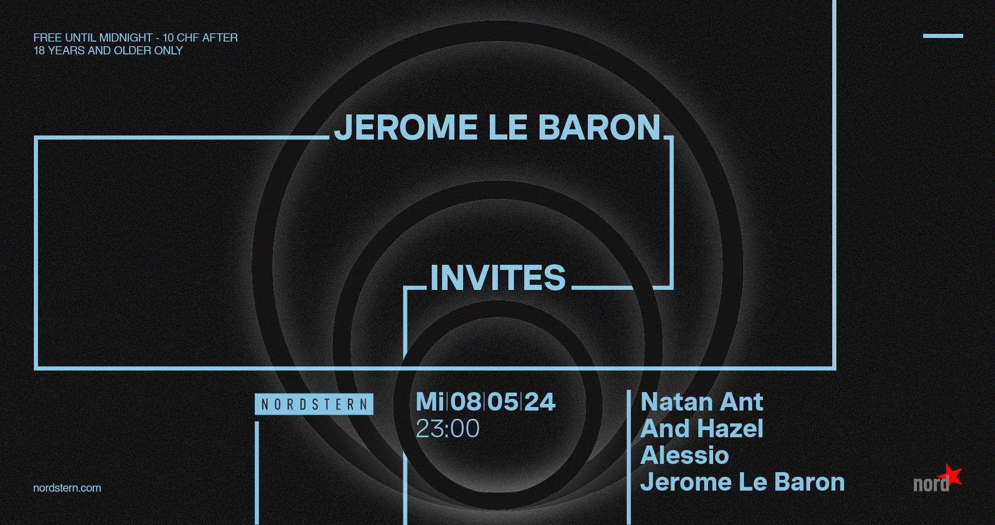 Jerome Le Baron Invites - Página frontal
