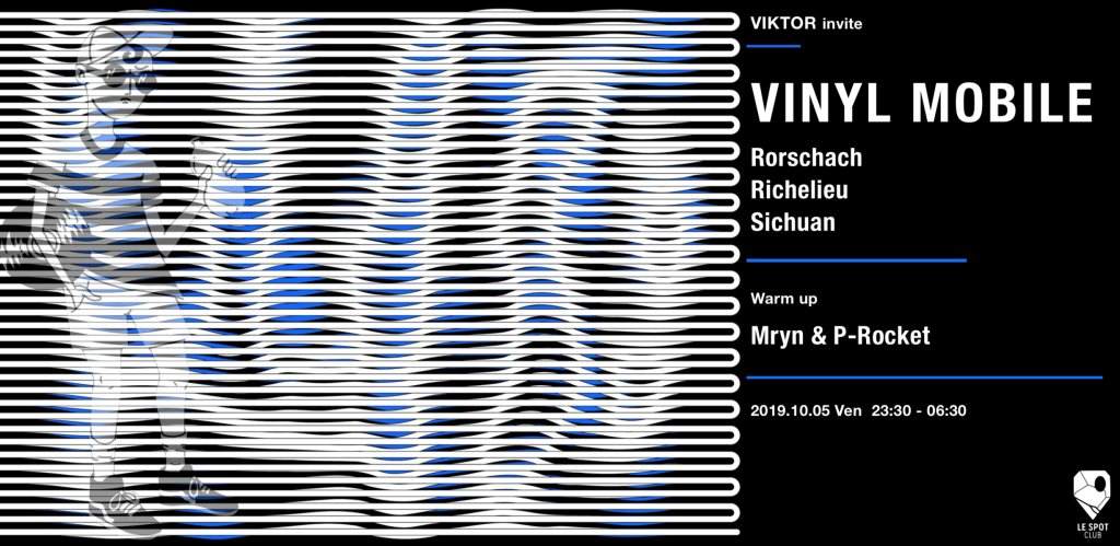 Viktor Invite Vinyl Mobile, Mryn & P-Rocket - フライヤー表