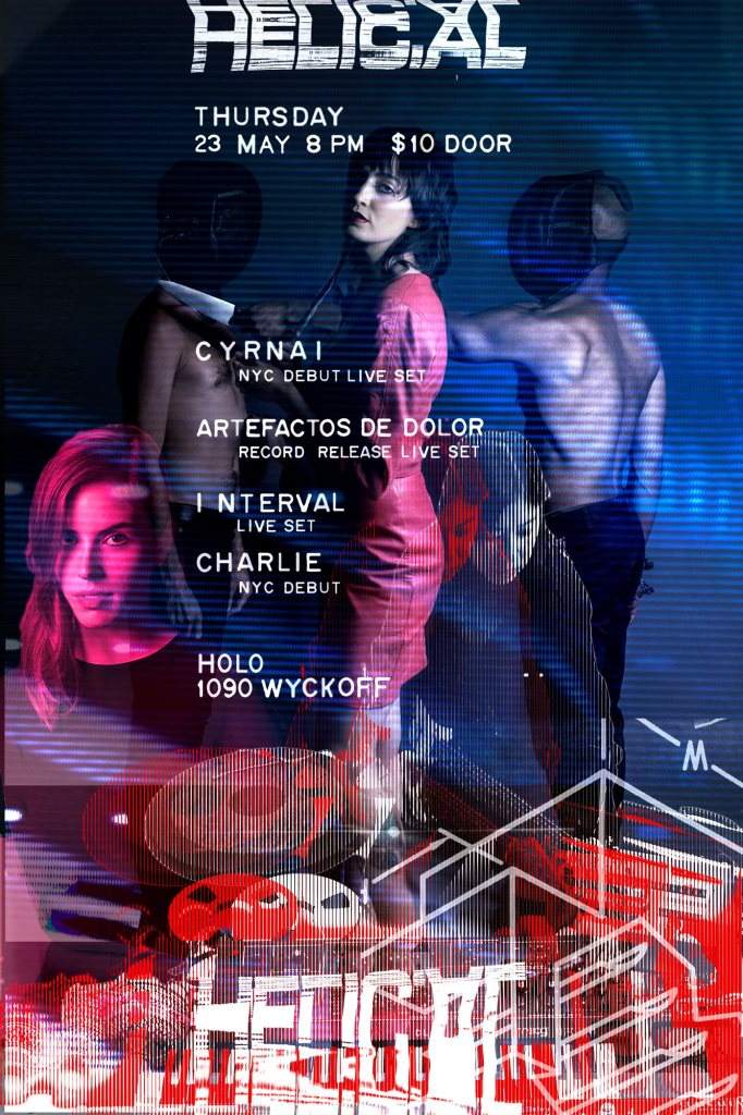 CYRNAI NYC Debut, Artefactos de Dolor LP Release Event, Charlie - Página frontal