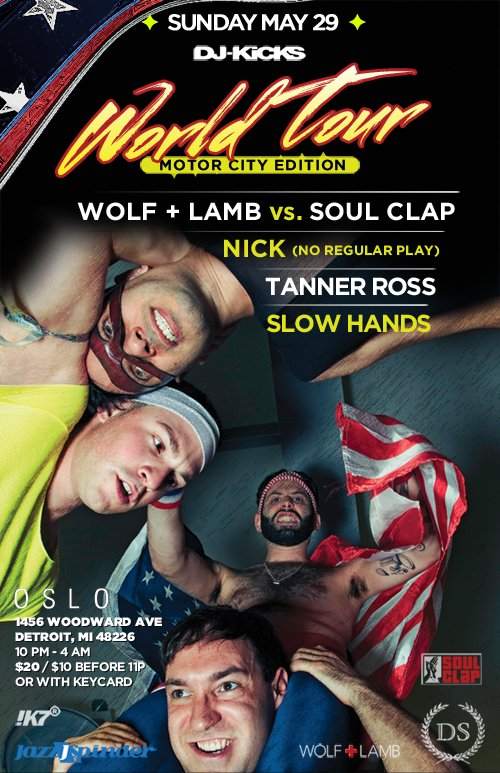 DJ Kicks World Tour Motor City Edition - Página frontal