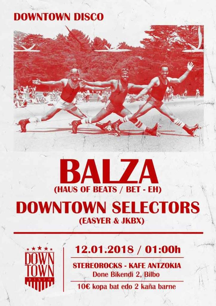 Downtown Disco with Balza - フライヤー裏