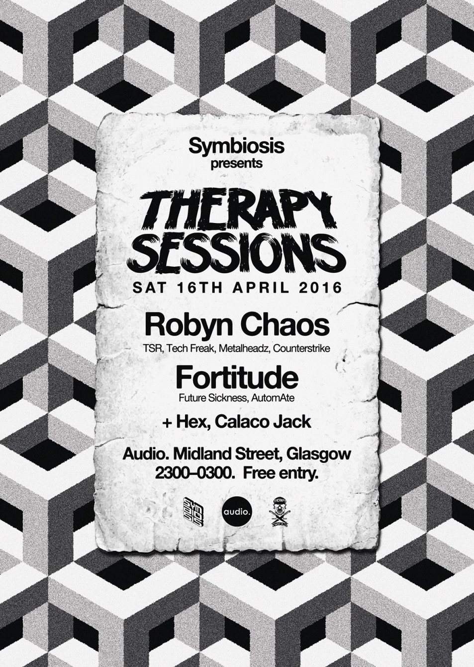 Symbiosis presents Therapy Sessions - フライヤー表