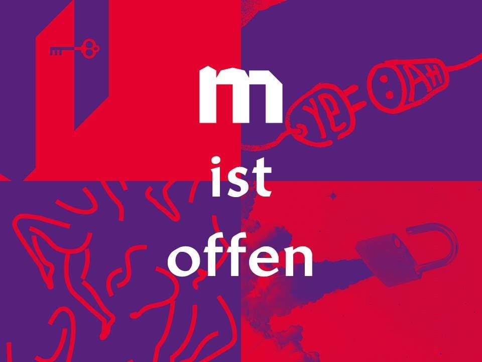 m ist Offen - Opening - フライヤー表