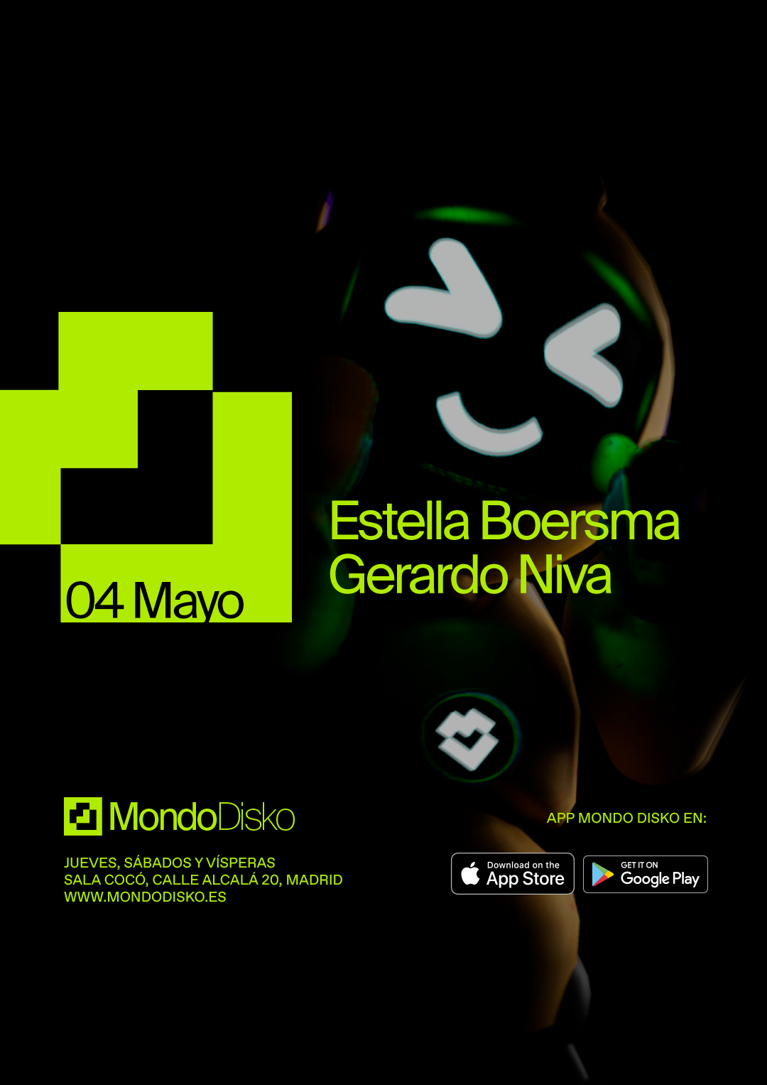 Estella Boersma / Gerardo Niva - フライヤー表