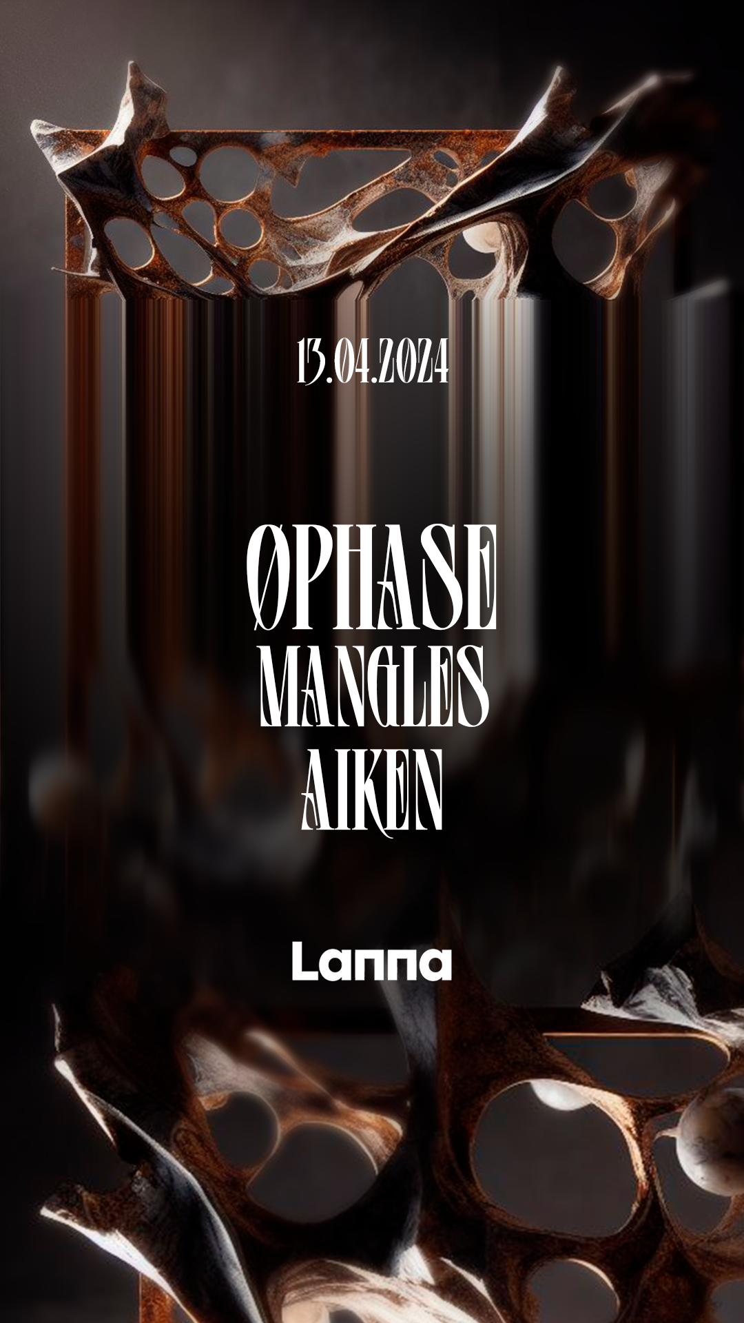 Lanna Club presenta Ø(Phase), Aiken, Manglés - Página frontal