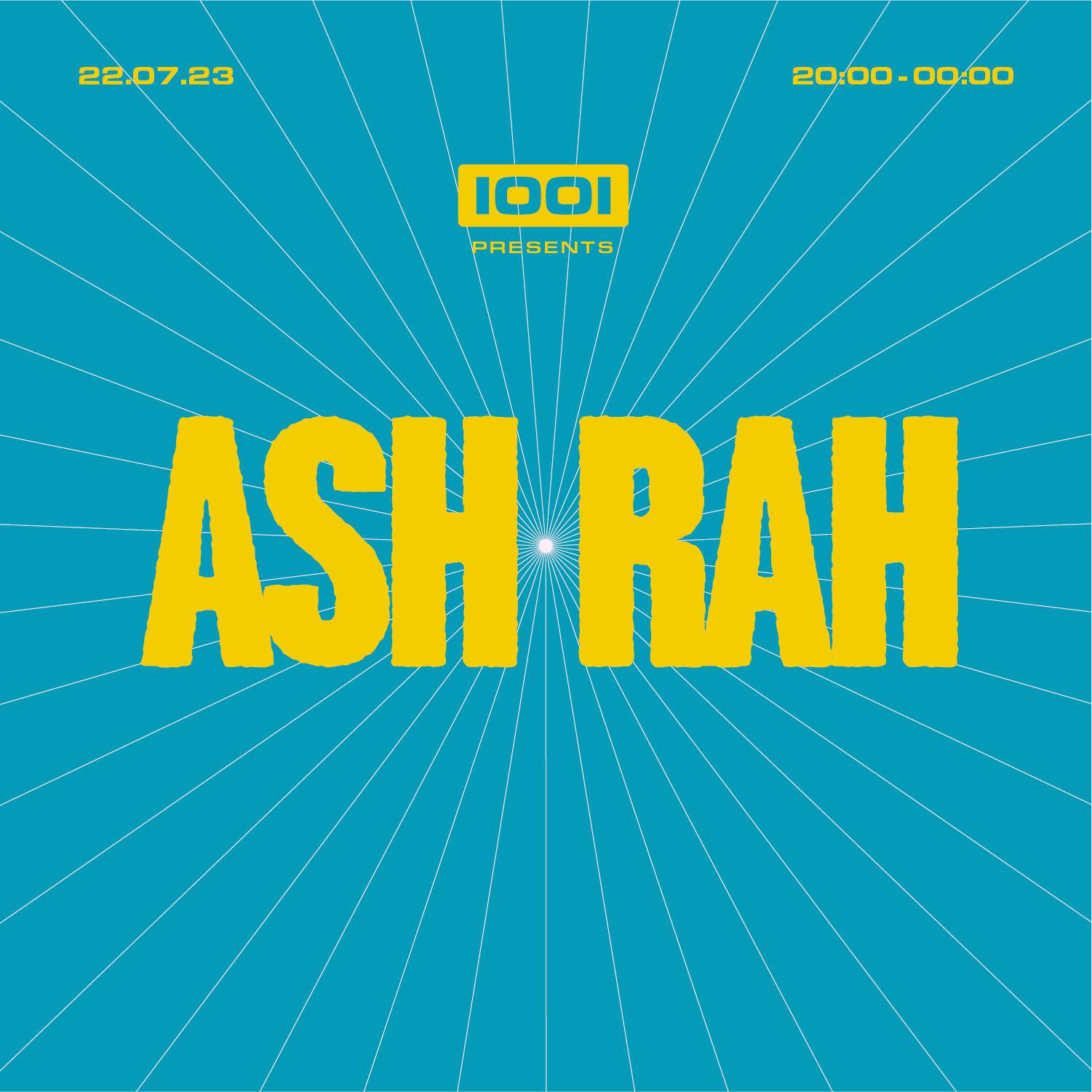 Cafe 1001 presents Ash Rah at Cafe 1001, London