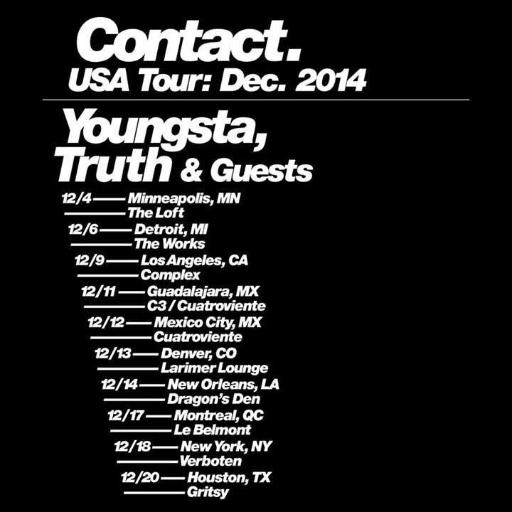 Contact North American Tour - Página frontal