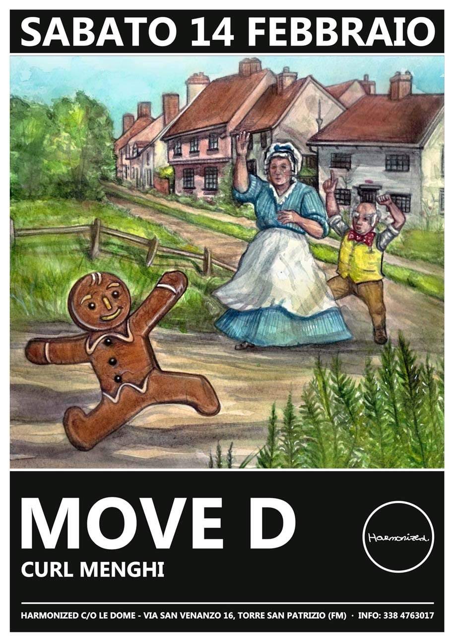 Harmonized presents Move D - フライヤー表