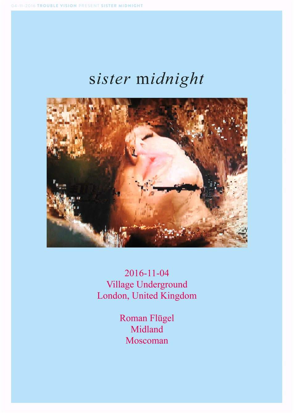 Sister Midnight with Roman Flügel, Midland & Moscoman - Página trasera