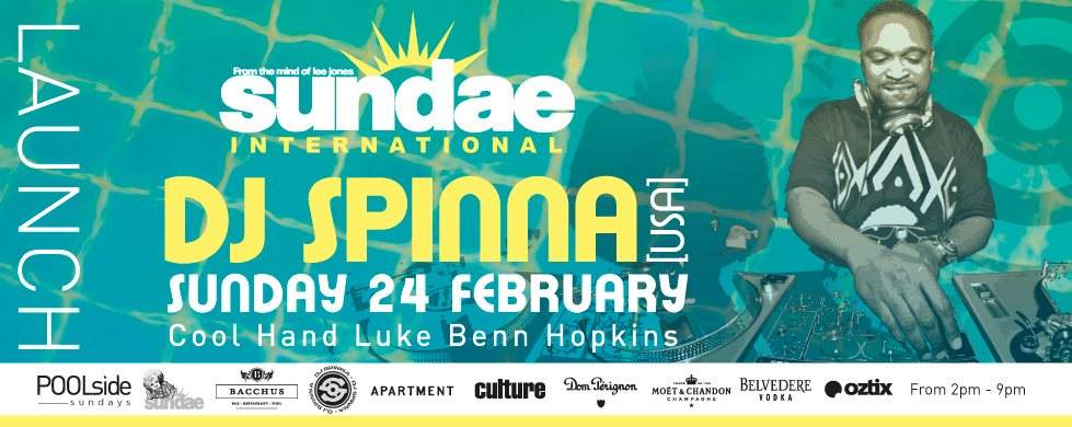 Sundae International Pres. DJ Spinna - Página frontal