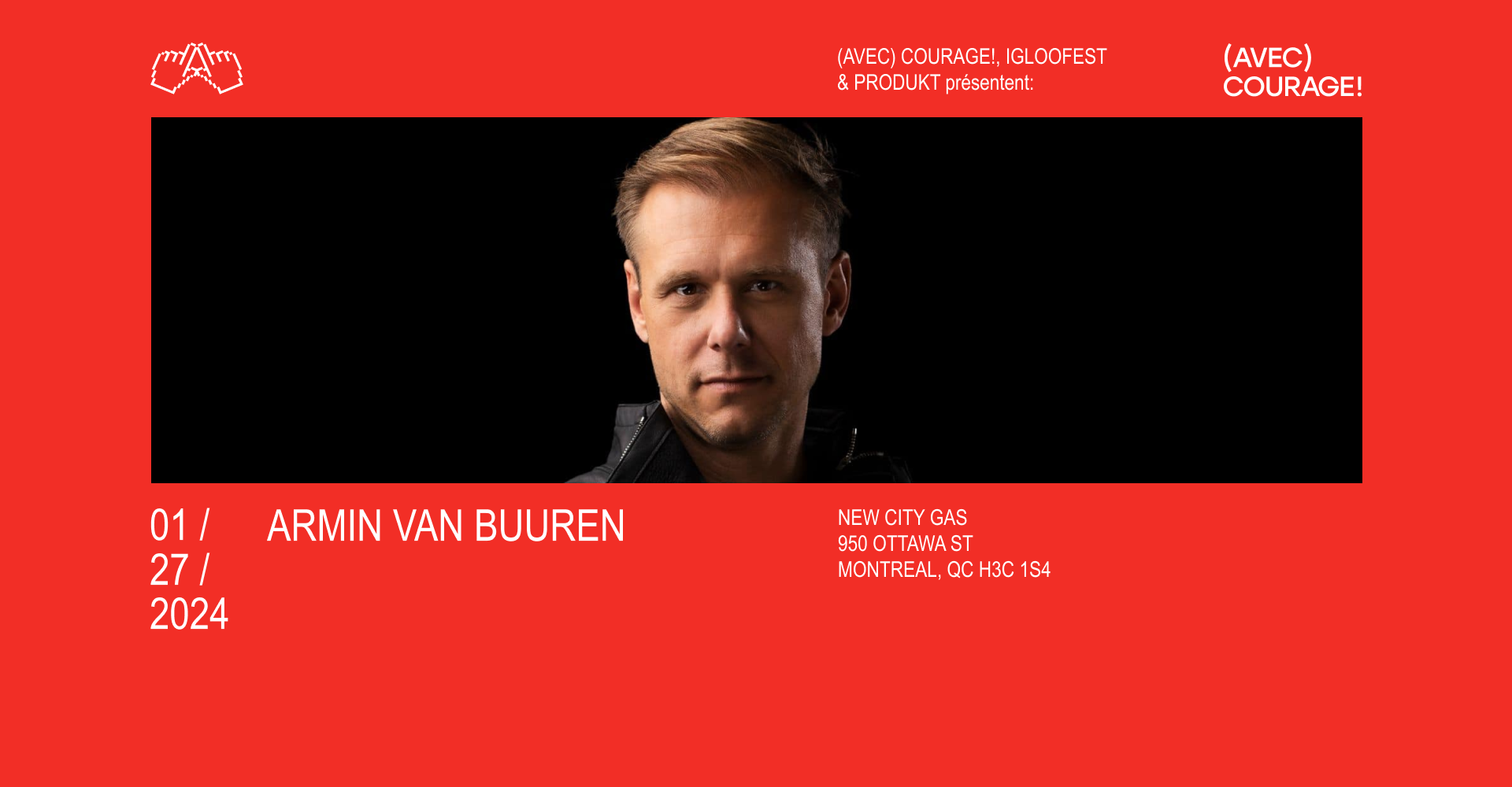 Armin Van Buuren - Montréal - Página frontal