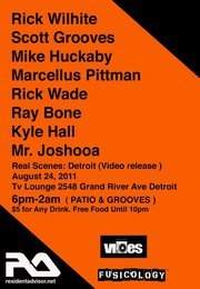 Patio & Grooves: 'Real Scenes: Detroit' Release Party - フライヤー表