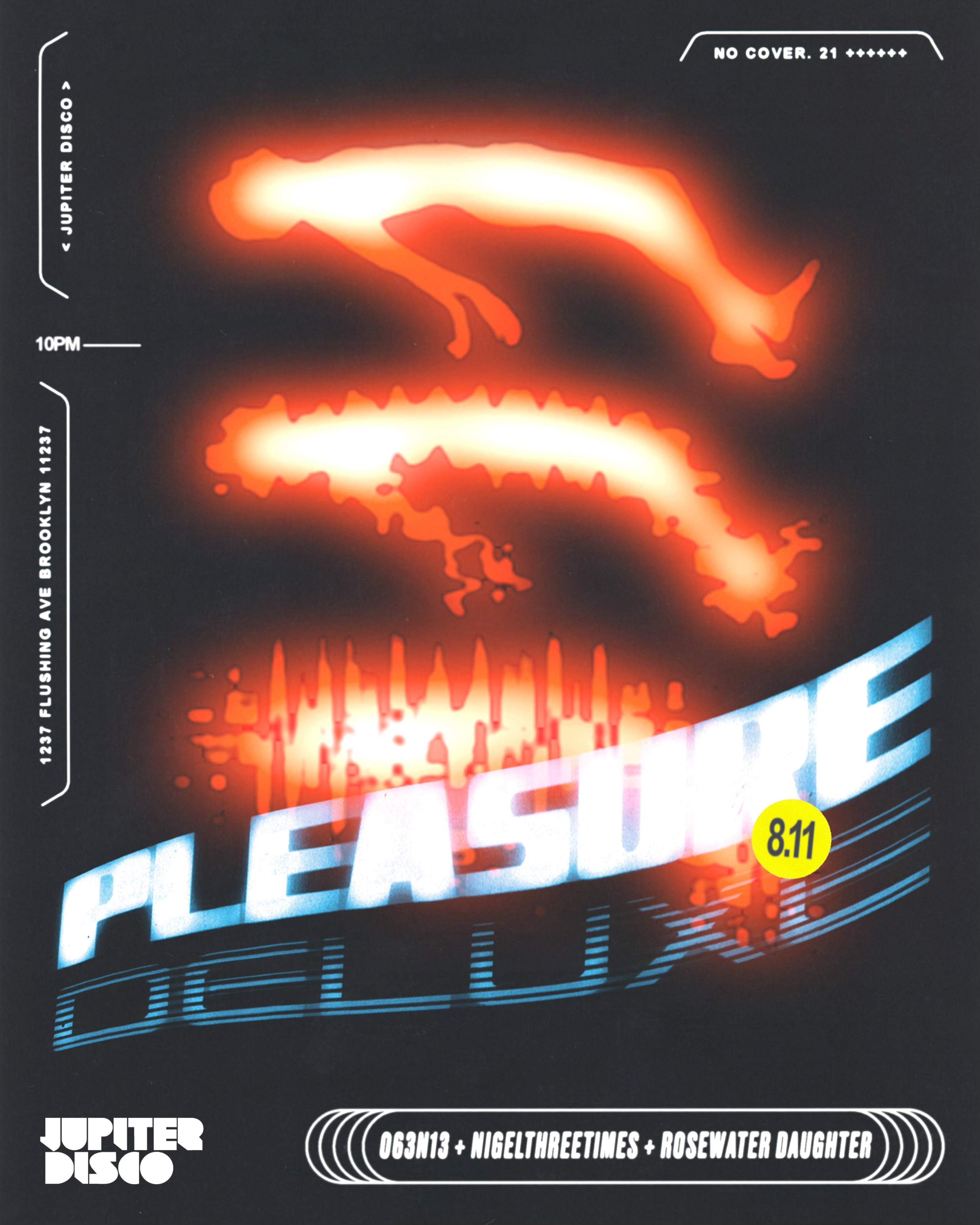 Pleasure Deluxe - フライヤー表