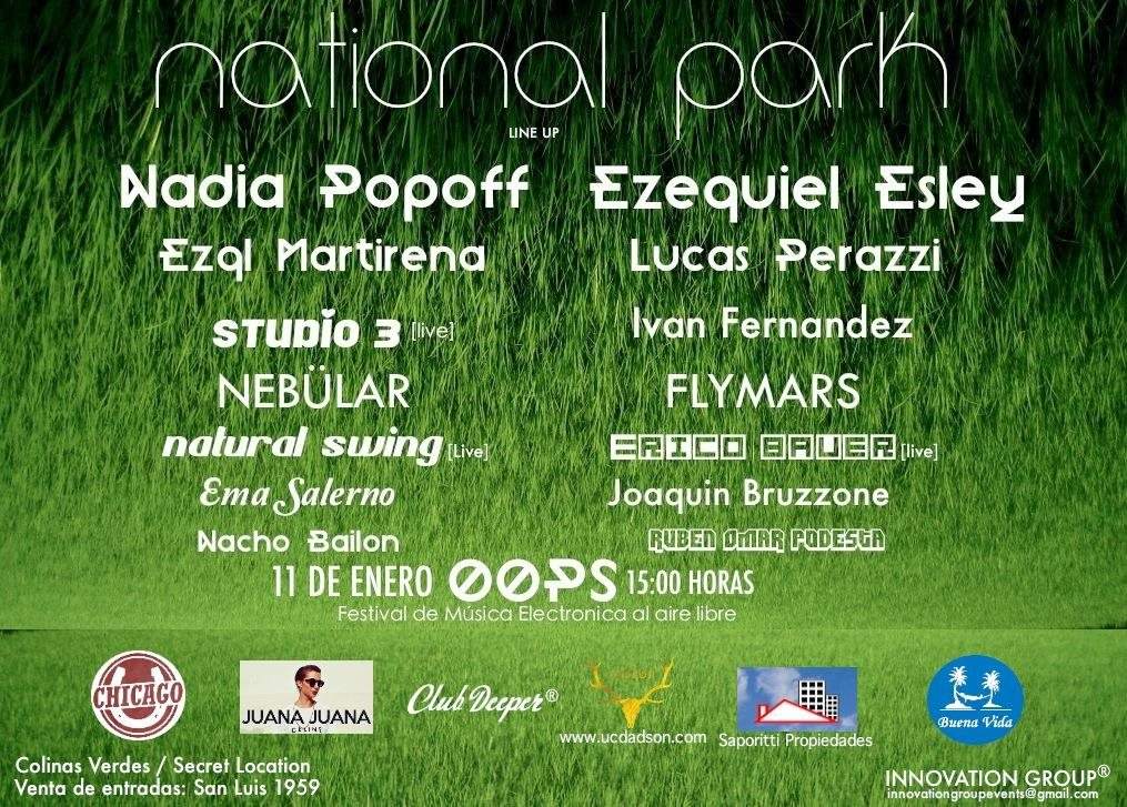 National Park Festival - Página frontal