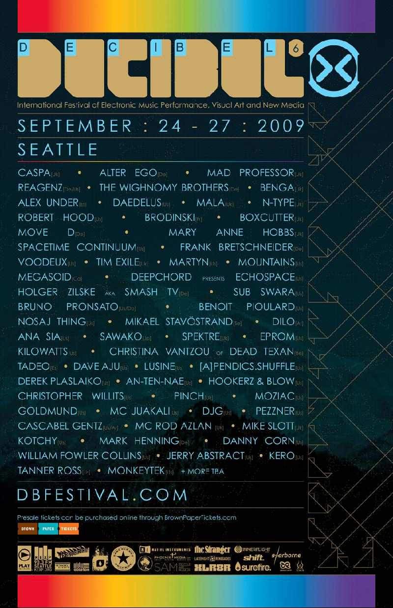 Decibel Festival 2009 - Página frontal