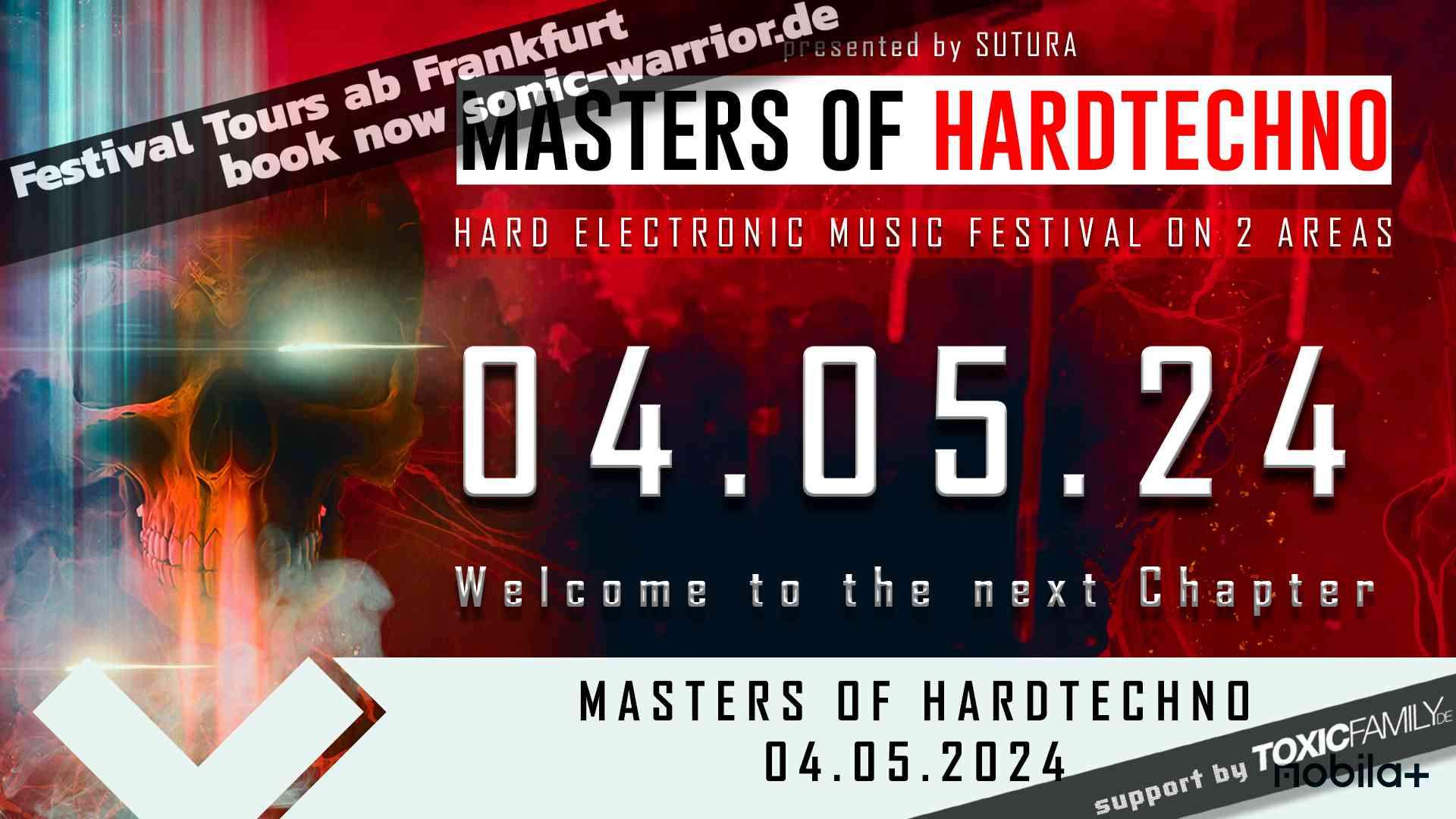 Bus Tour zur Masters of HardTechno - フライヤー表