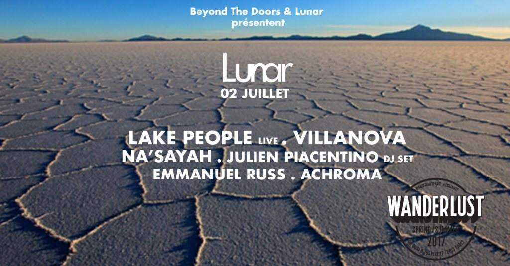 Lunar With.. Lake People (Live), Villanova, Na'Sayah & More - フライヤー表