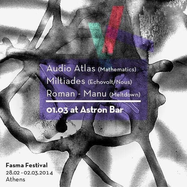 Fasma Festival Pres. Audio Atlas - フライヤー表