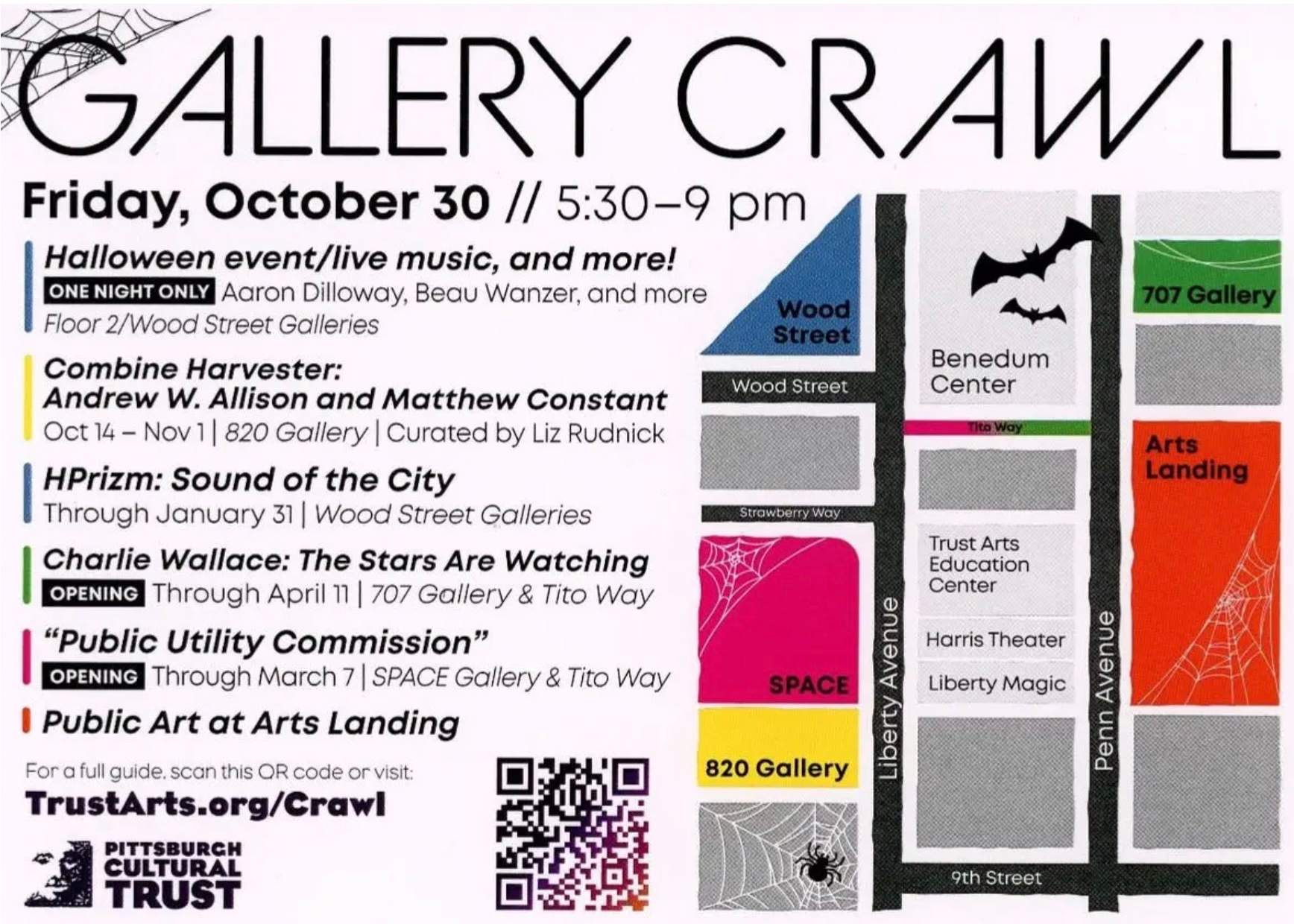 Gallery Crawl: Halloween Edition bei Wood Street Galleries, Pittsburgh