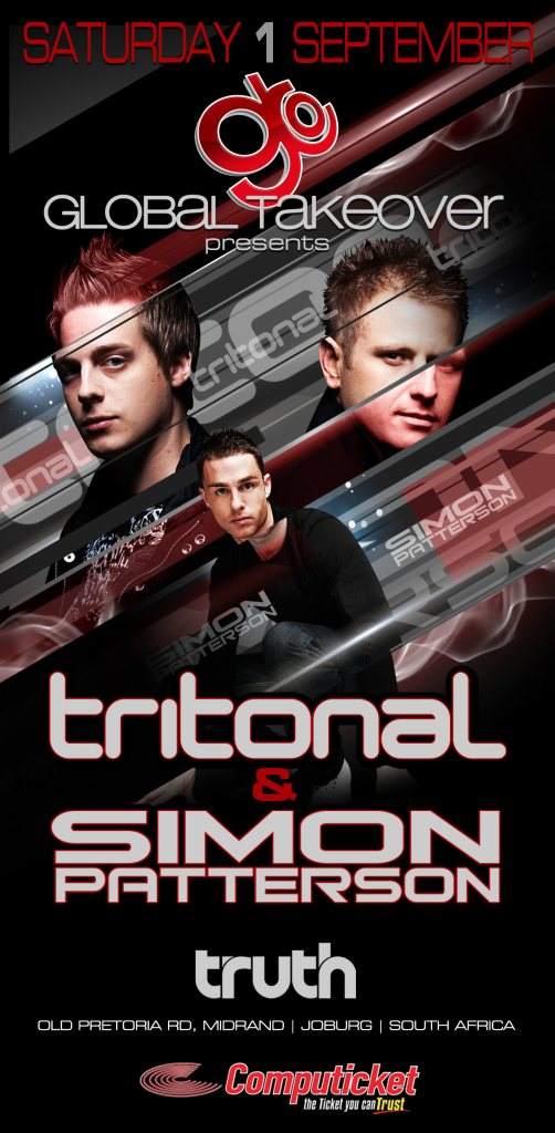 Global Takeover Presents Tritonal & Simon Patterson - Página frontal