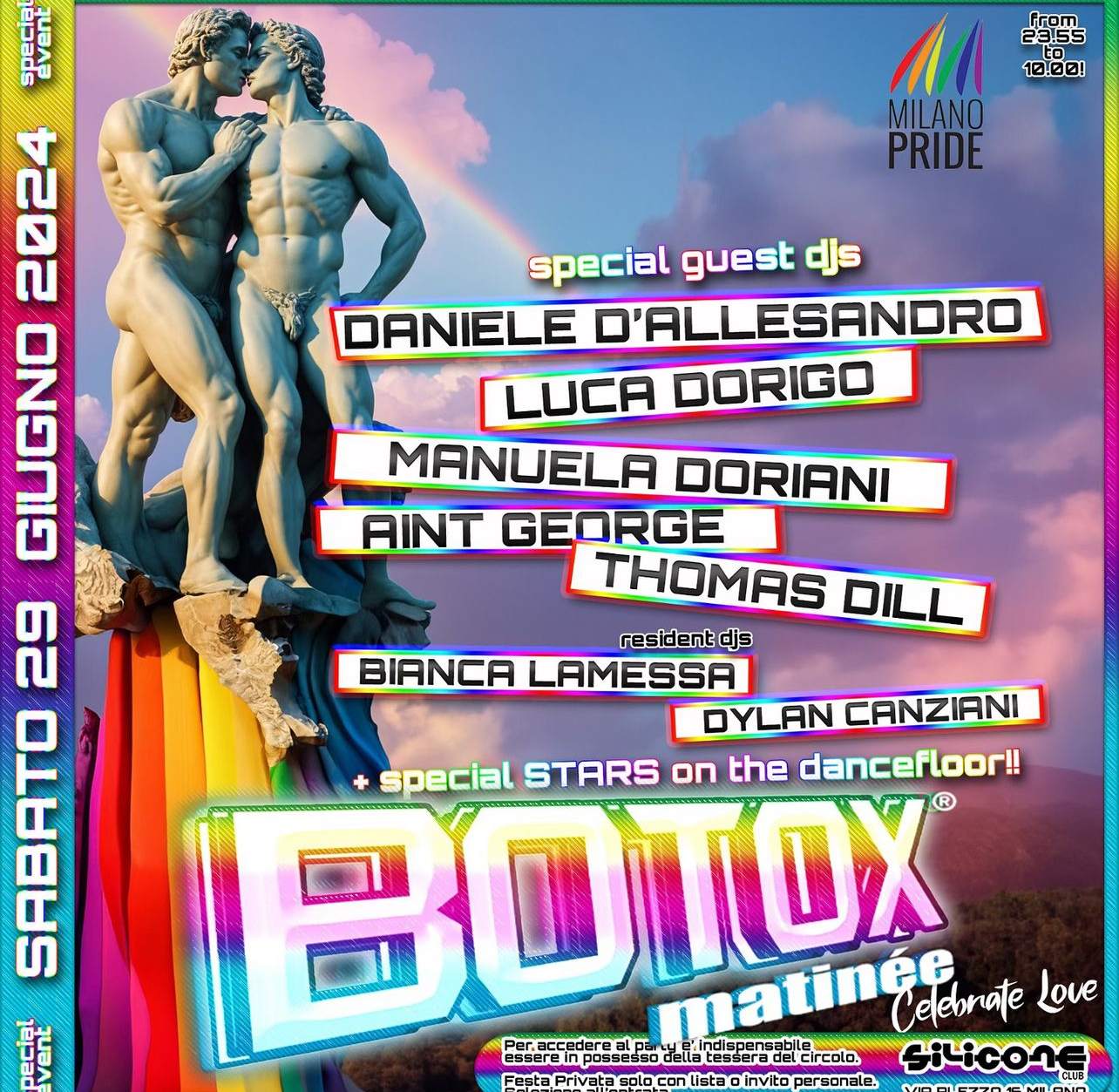 Botox Matinee - Milano Pride at Silicone Club, Milan