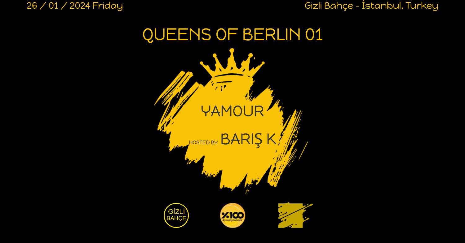 Queens of Berlin 01 - Yamour hosted by Baris K - Página frontal