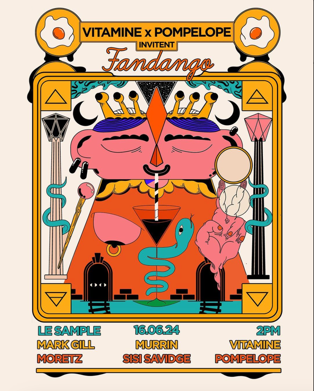 Pompelope & Vitamine invitent Fandango (Berlin) - Página frontal